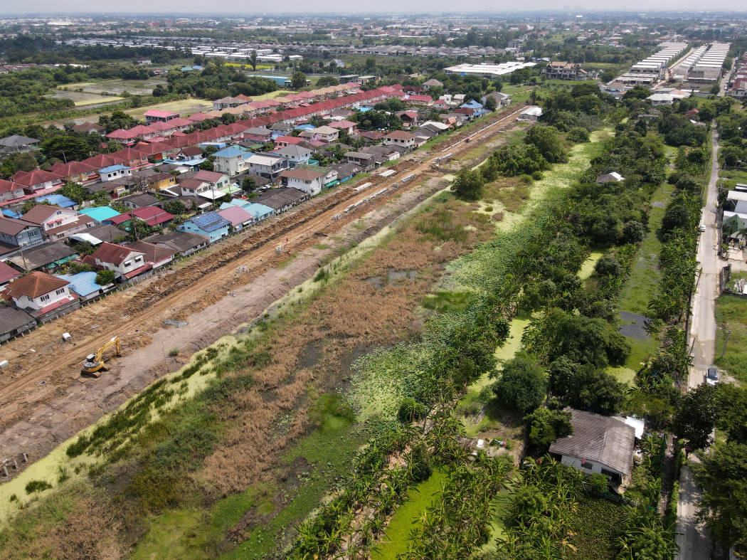 ขายที่ดิน สายไหม-วัชรพล-เพิ่มสิน-ออเงิน (เหมาะทำหมู่บ้านจัดสรร + คลังสินค้า) 16-2-64 ไร่ หน้ากว้าง 42 m. ถนนกว้าง 4 เลน ใกล้ตลาดนัด ทางด่วน – รูปที่ 4