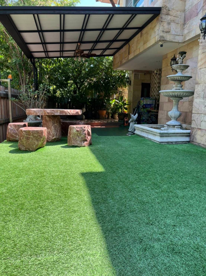ขายบ้านนวลจันทร์ ใกล้ทางด่วนเอกมัย-รามอินทรา (ตกแต่งสุดหรู Built-in ไม้สัก) 70 ตร.ว. 4 นอน 3 น้ำ 250 ตร.ม. เงียบสงบเหมือนรีสอร์ท – รูปที่ 4