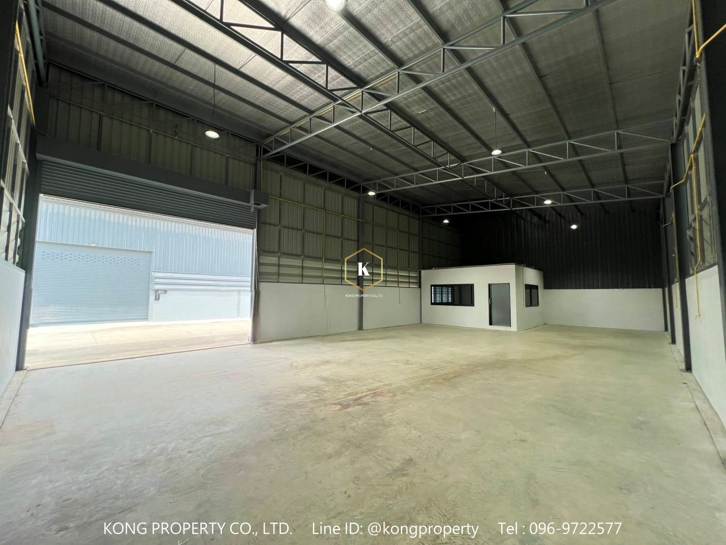 Warehouse for rent with a storefront, Lat Lum Kaeo, Pathum Thani, area 320 sq m. – รูปที่ 4