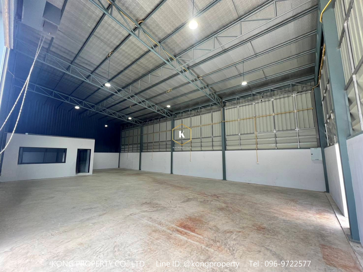 Warehouse for rent with a storefront, Lat Lum Kaeo, Pathum Thani, area 320 sq m. – รูปที่ 3