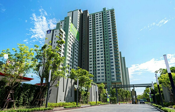 For sale, Lumpini Park Rattanathibet, the cheapest in the project, high floor, beautiful view, ready to move in.