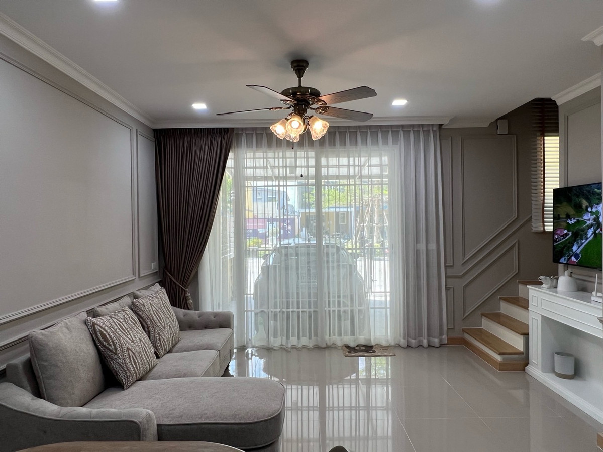 House for sale, corner plot, garden plot, addition + fully furnished - Golden Town Petchkasem-Liab Thaweewattana Canal House for sale, corner plot, garden plot, addition + fully furnished - Golden Town Petchkasem-Liab Thaweewattana Canal