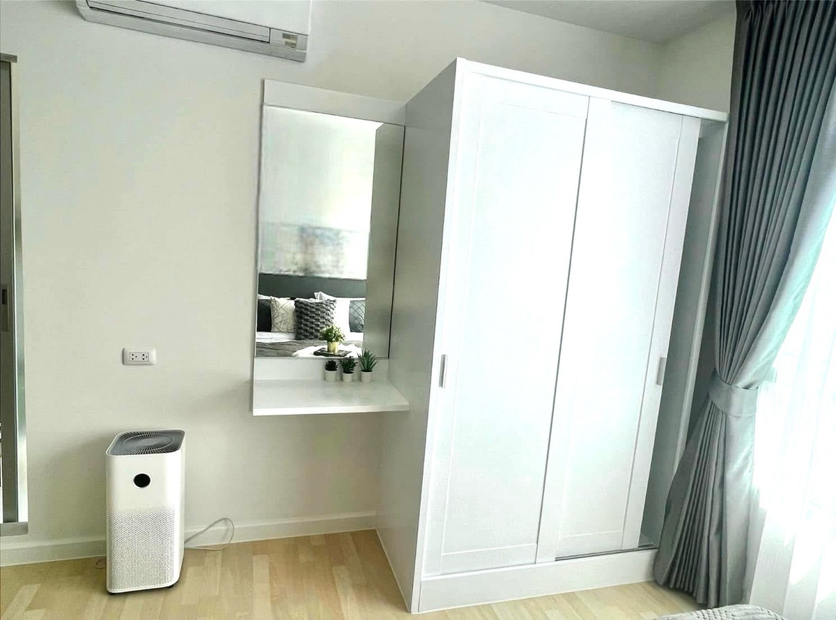 🔥ห้องสวย! เฟอร์นิเจอร์จัดเต็ม หิ้วกระเป๋าพร้อมเข้าอยู่ D condo ramkhamhaeng 64 – รูปที่ 4