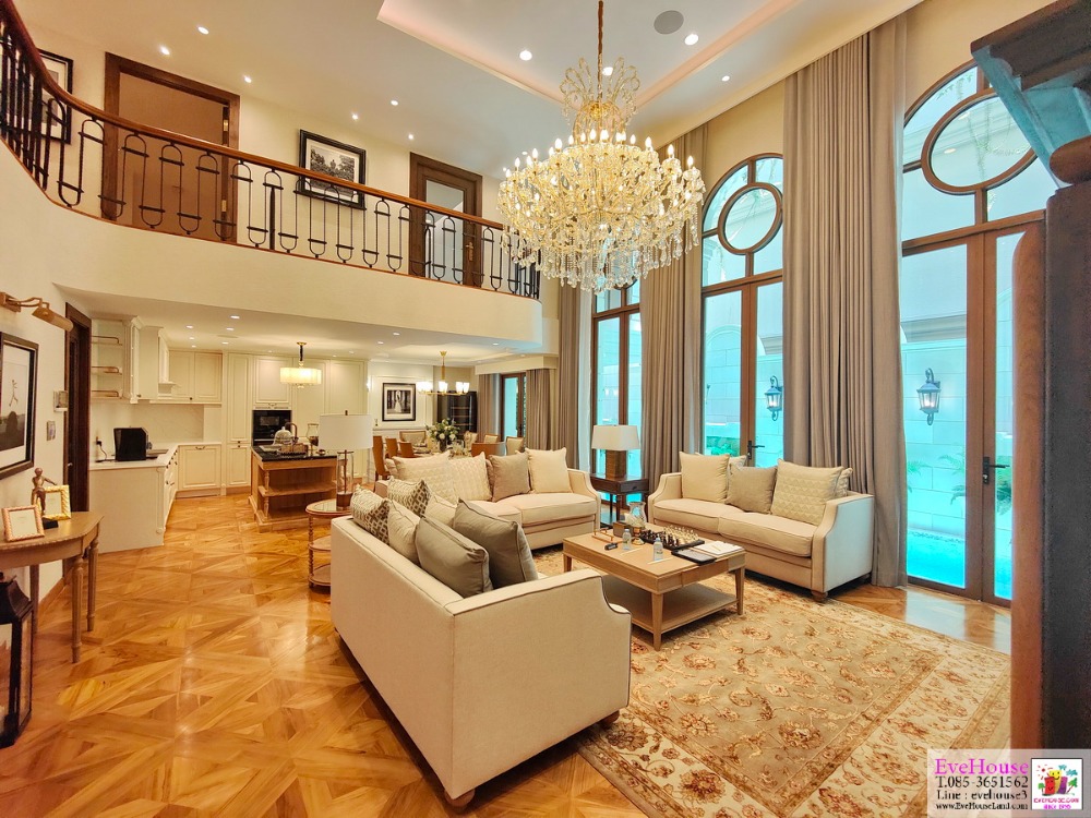 บ้านหรูลักชัวรี่ระดับ VVIP  สุขุมวิท 63 เอกมัย บ้าน 3 ชั้นครึ่ง มี lift ส่วนตัว ขนาดที่ดิน 64.5 ตารางวา พื้นที่ใช้สอย 864 ตารางเมตร 4 ห้องนอน 2 ห้องทำงาน 5 ห้องน้ำ ที่จอดรถ 4 คัน – รูปที่ 3