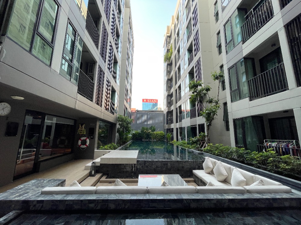 Maestro 07 Victory Monument for rent, Maestro 07 Victory Monument, 29 sq m., Beautiful room, best quality location, very rare, connecting all connections, doctors, medical students, nurses live the most.