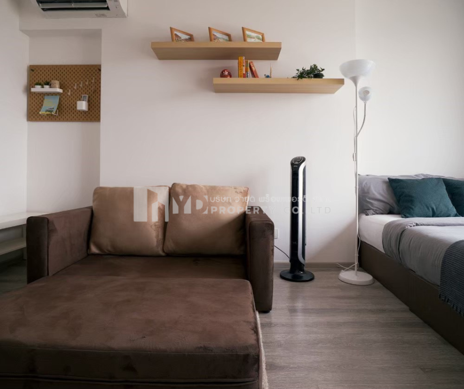 ขายถูกที่สุด I  IDEO MOBI อโศก : STUDIO 26.27 ตร.ม. ชั้นสูง วิวมศว. Fully Furnished - 4.7x ล้าน – รูปที่ 3