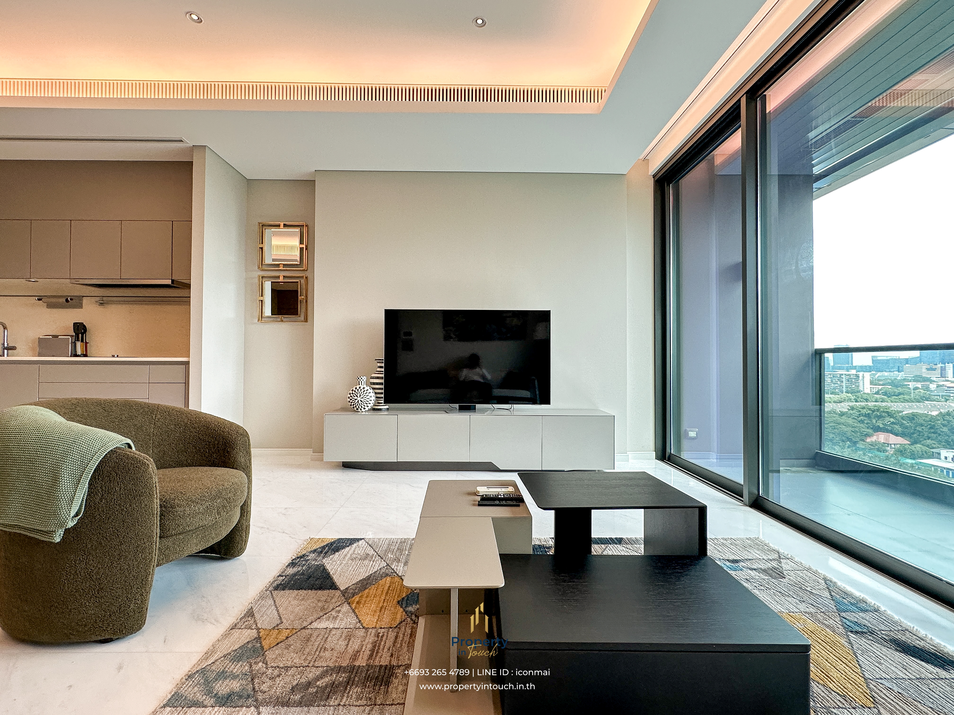 **High Floor 1 bedroom For Rent** Sindhorn Tonson – รูปที่ 4