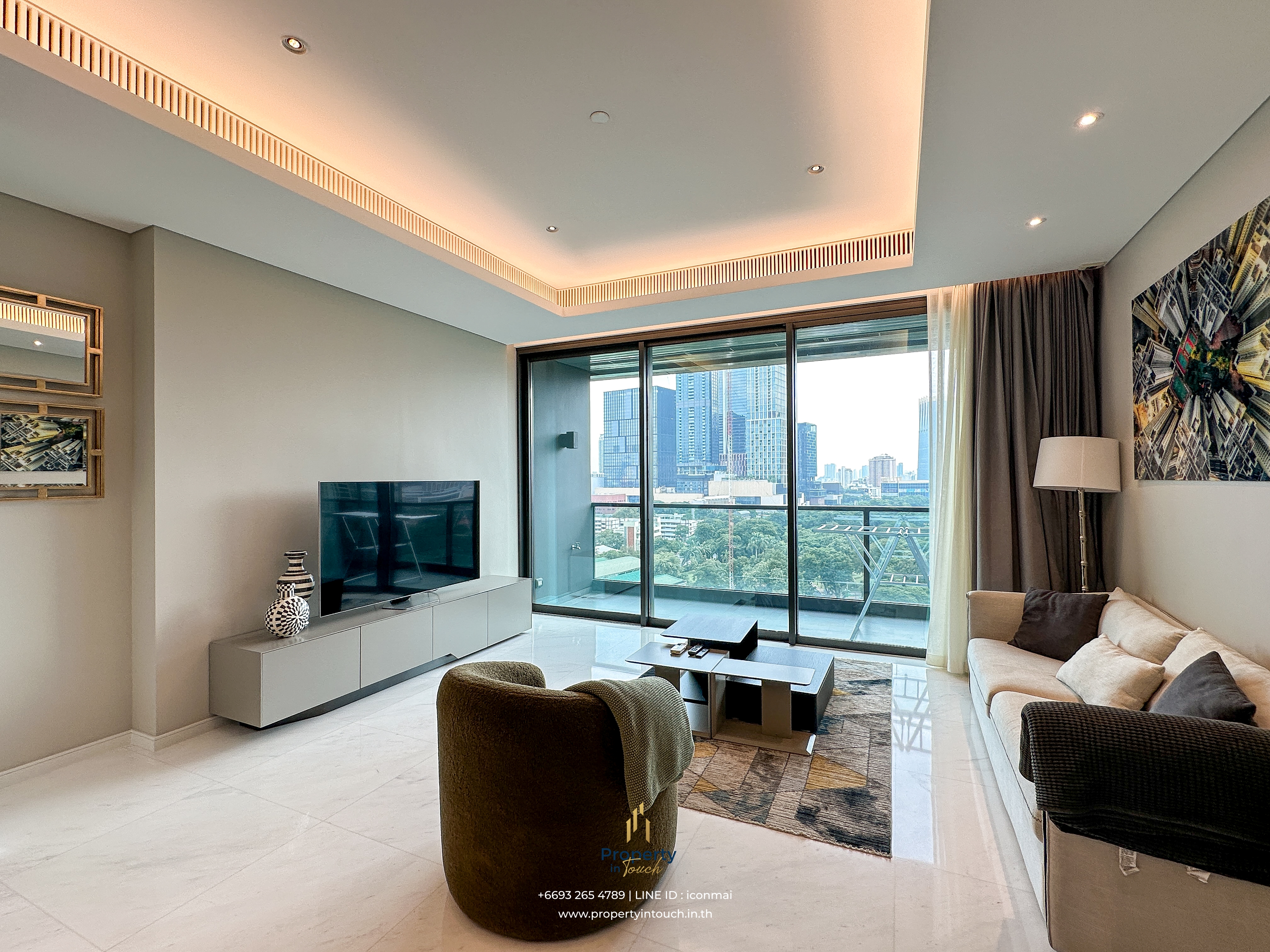 **High Floor 1 bedroom For Rent** Sindhorn Tonson – รูปที่ 2