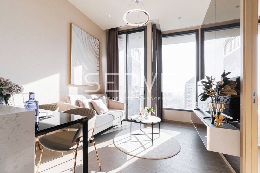 🔥🔥Modern Style 1 Bed with Bathtub Good Location in Asoke Area MRT Sukhumvit 550 m. & BTS Asok 700 m. at The Esse Asoke Condo / For Sale