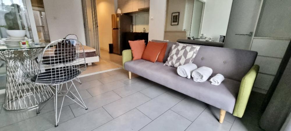 Condo for rent, Siamese Ratchakru, very beautiful, 1 bedroom, 33.44 sq m, special corner, high floor, beautiful view