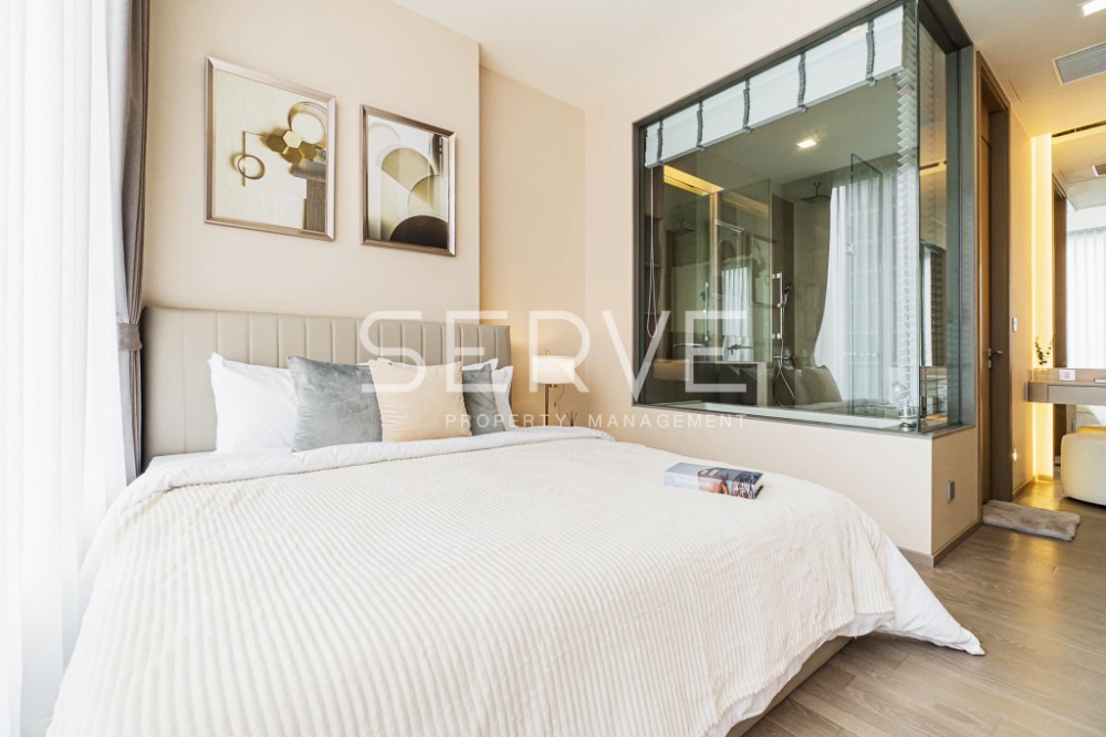 🔥🔥Luxury Style Corner Unit 1 Bed with Bathtub High Fl. 20+ Good Location Close to MRT Sukhumvit 550 m. at The Esse Asoke Condo / For Rent – รูปที่ 3
