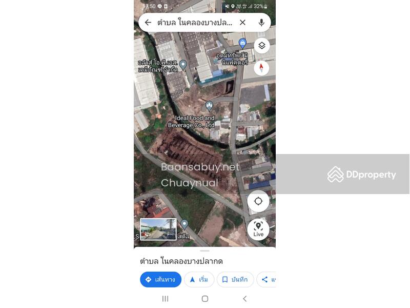 Land for sale, Phra Samut Chedi, Soi Wat Yai, 5-0-82 rai, suitable for housing, 20,000 / sq m. – รูปที่ 4