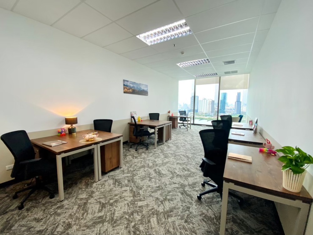 📌 Bring NOTEBOOK to work immediately, MRT Phetchaburi has both FULL FURNISHED and empty space designs. You can decorate it yourself according to your style. Consult us. Add Line: @ispace (with @)