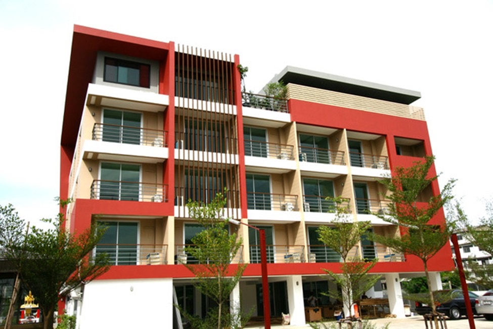 Red Oak Villa อาพาร์ทเม้นที่อยู่ใกล้ออฟฟิศ(Oak office) และ community mall (The oak) – รูปที่ 3
