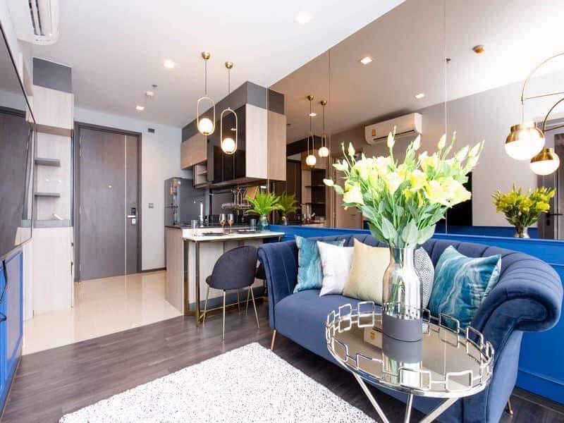 Sell/Rent The line Asoke Ratchada, 1 bedroom near MRT Rama9.
