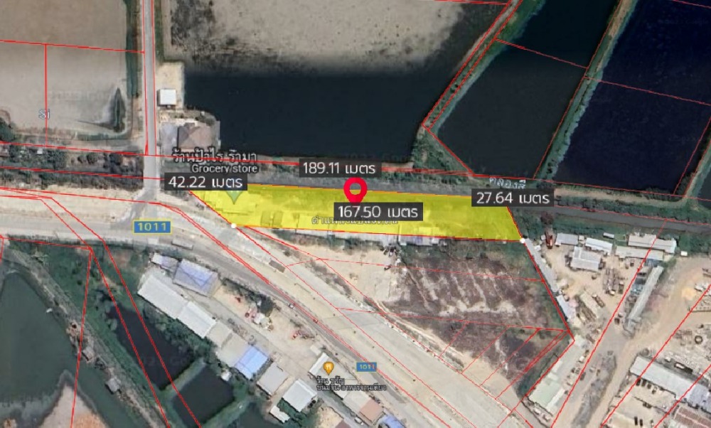 Land for sale, 2 rai and a half near Ramathipdi Hospital, Bangplee. Land for sale, 2 rai and a half near Ramathipdi Hospital, Bangplee.