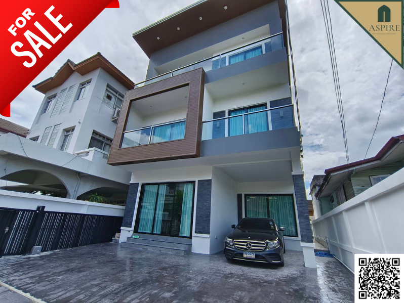 [For Sale or Rent] Beautiful 3-storey, Single House (Newly), Size 50 Sq.wa., Sukhumvit 65