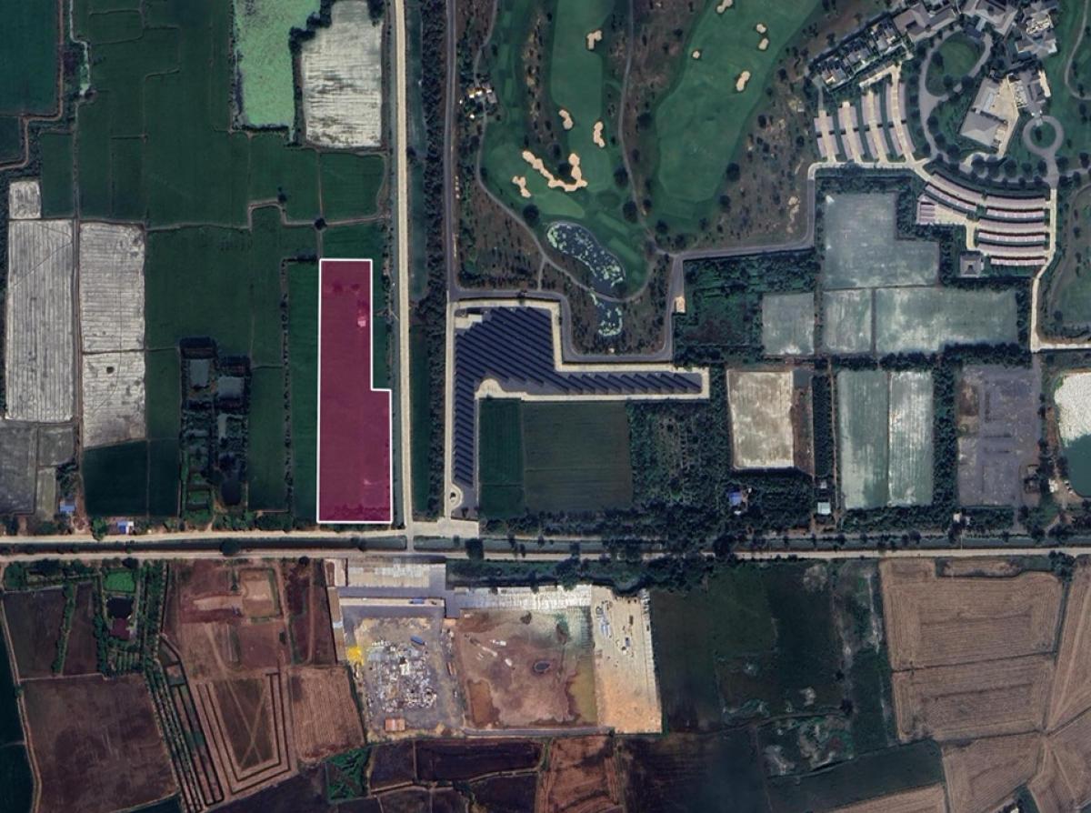 Land for sale in prime location!!! Corner plot next to the road on 2 sides, next to the Stonehill Golf Course, near the Faculty of Nursing, Rattana Bundit University, Pathum Thani, opposite the main warehouse of Index Company. furniture!!! – รูปที่ 3