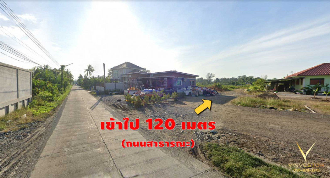 ขาย ที่ดินบางกระเจ้า สมุทรสาคร 2-2-85 ไร่ ติดถนนสาธารณะ เหมาะสร้างบ้าน – รูปที่ 3