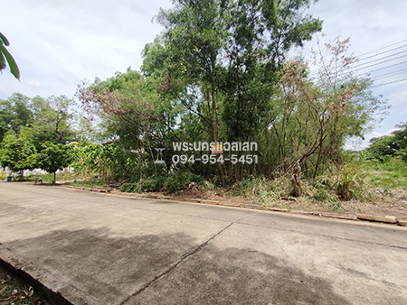 Land for sale, area 180 square wa. Filled up, Muang Ek Village 4, Ek Thaksin Road, Soi Phaholyothin 87, near the Red Line BTS, Lak Hok Station, Rangsit University. Muang Ake Golf Course Future Park Rangsit Major Rangsit, Rangsit Market, Don Mueang Airport – รูปที่ 4