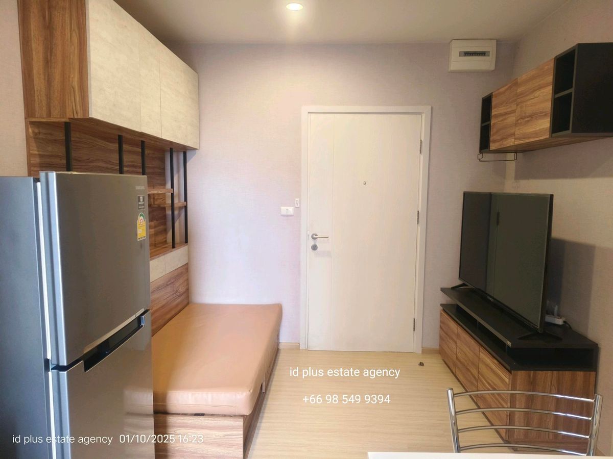 Plum Condo Pinklao Station for rent : 1 Bedroom Pool View on 11st floor.With fully furnished and electrical appliances with washing machine.Just 600 m. to MRT Bangyikhan. Rental only 11,000 / M.