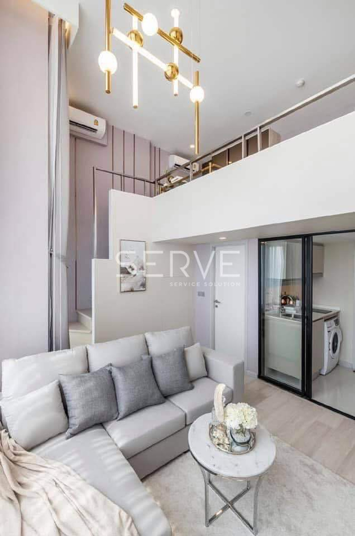 🔥ดูเพล็กซ์ 1 นอน แต่งสวย Luxury ชั้นสูง 25+ ทำเลดี ใกล้ BTS ช่องนนทรี 600 ม. ที่คอนโด Knightsbridge Prime Sathorn / ให้เช่าคอนโด – รูปที่ 3