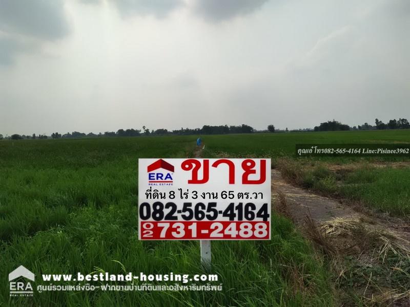 Land for sale, area 8 rai 3 ngan 65 square wah, Ban Pang Subdistrict, Bang Sai District, Ayutthaya Province – รูปที่ 2