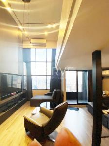 🔥9.45 MB🔥 Duplex 1 Bed 1 Work Room Nice view &amp; Nice Decorate Good Location BTS Chong Nonsi 600 m. at Knightsbridge Prime Sathorn Condo / For Sale