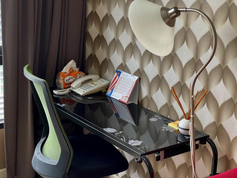 The view is very nice. For rent, Phayathai Place, BTS Phayathai, 30 sq m. Studio, high floor, ready to move in. – รูปที่ 2