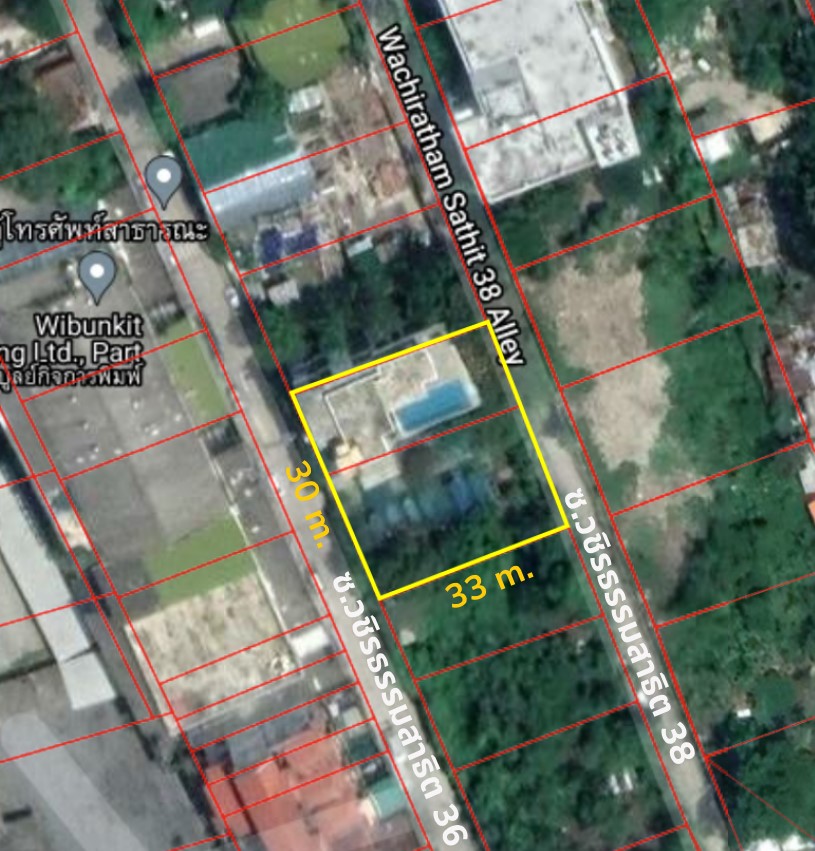 Land for rent, Sukhumvit 101/1, Soi Wachiratham Sathit 36, area 250 sq m., rent 42,000 baht/month Land for rent, Sukhumvit 101/1, Soi Wachiratham Sathit 36, area 250 sq m., rent 42,000 baht/month
