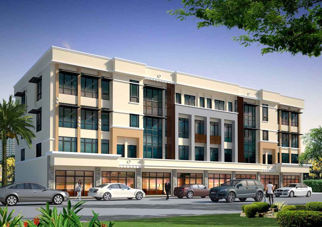 New home office for sale, Bangna km.4 next to the nation, 860 sqm.