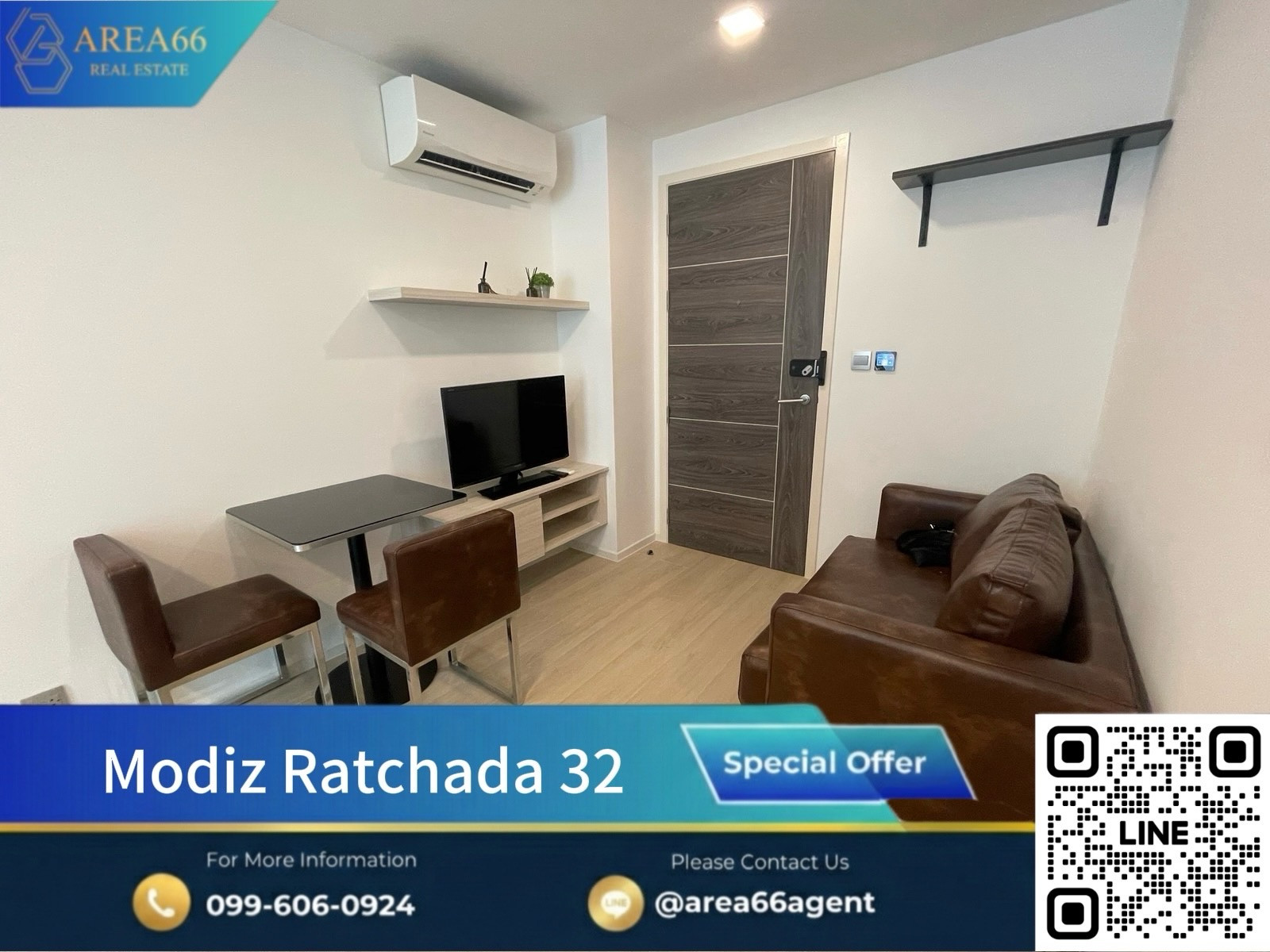 🔥ห้องราคาดีต่ำกว่าตลาดสวย ครบ จบ พร้อมอยู่คอนโด Modiz รัชดา 32