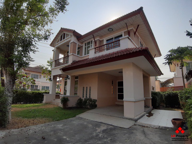 Beautiful detached house for sale, 3 bedrooms, 3 bathrooms, 66 sq m., Prawet, perfect atmosphere