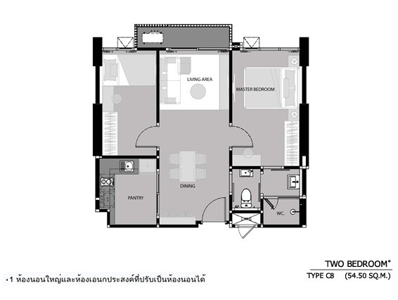 ( UL2308031 ) Tel/Line 096-2479369 , ขาย Rhythm Sathorn - Narathiwas , 2 ห้องนอน, 1 ห้องน้ำ, ชั้นสูง, แต่งครบ, ราคาพิเศษ!! ✨✨