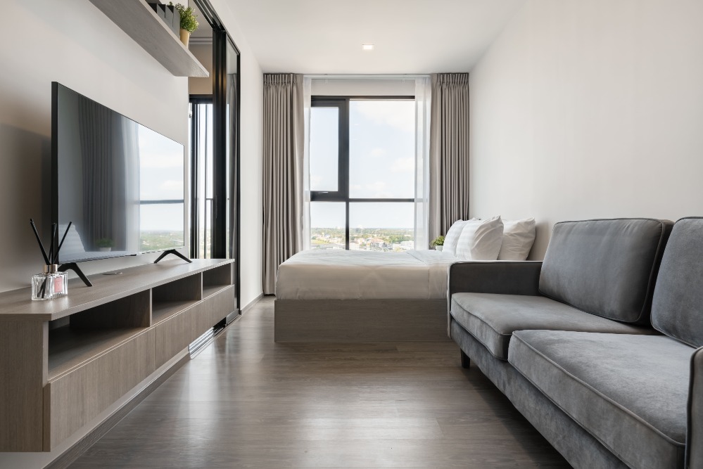 🔥 Notting Hill Rayong City  Condo for rent 1 Bedroom with walk in closet 26 sqm ✅ Accept minimum 6 months Contract  (Service residence by Hampton)