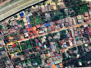Land for sale, 338 square wah, Krungthep-Non 27 Road, near BTS Bang Son, Bang Sue Subdistrict, Bang Sue District, Bangkok.