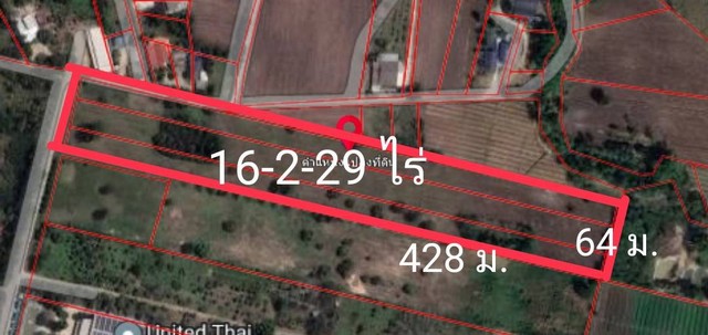 Land for sale in Pak Chong, Nakhon Ratchasima, Nong Sarai Subdistrict, area 16-2-29 Rai, corner plot, next to 2 roads, near Mittraphap Road. Land for sale in Pak Chong, Nakhon Ratchasima, Nong Sarai Subdistrict, area 16-2-29 Rai, corner plot, next to 2 roads, near Mittraphap Road.