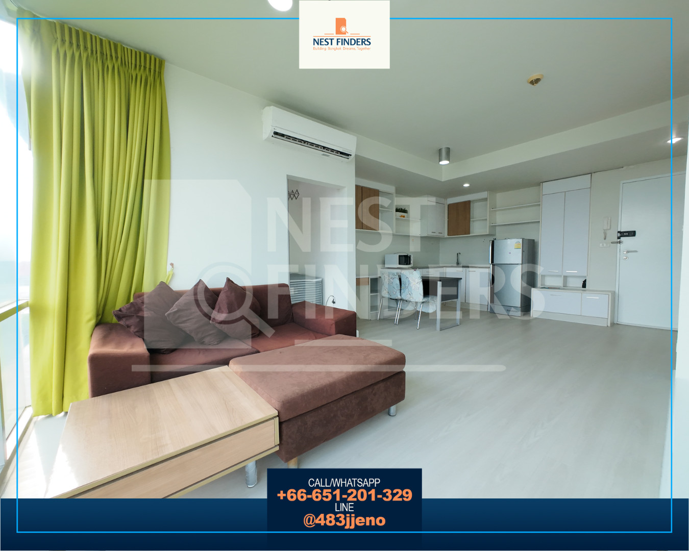 Rent Condo The Iris Rama 9 Srinakarin, ready to move in