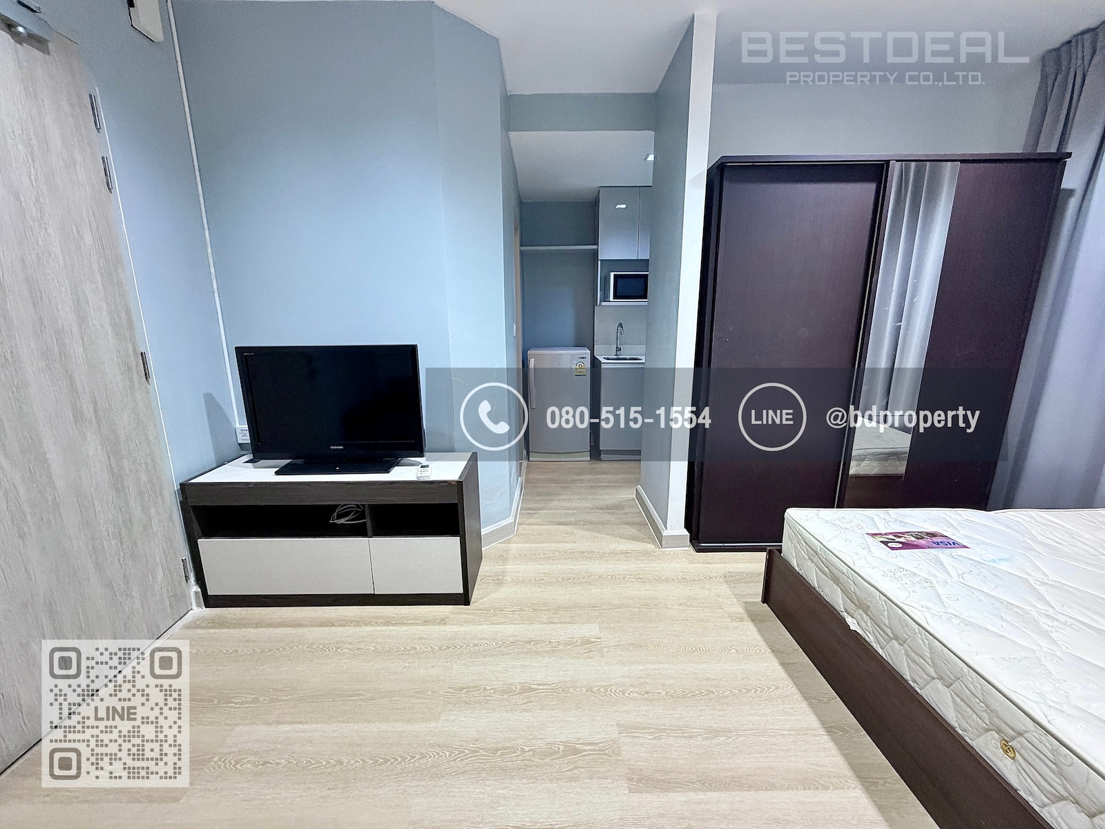 Bestdeal ให้เช่า ด่วน!!!ราคา 13,000/เดือนเท่านั้น Studio 22ตรม. เฟอร์นิเจอร์และเครื่องใช้ไฟฟ้าครบพร้อมเข้าอยู่ “IDEO MOBI RAMA 9” ใกล้MRT และ เซ็นทรัลพระราม 9 เพียง 80 ม. – รูปที่ 3