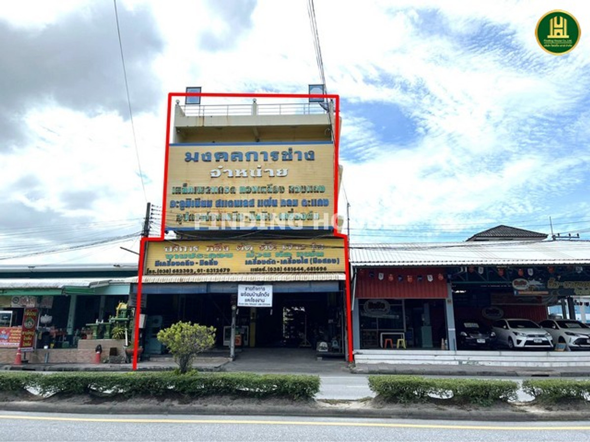 Business for sale, a 4-storey commercial building, a warehouse of 99.8 square wa. and a steel lathe factory 121 square wa. Map Ta Phut, Rayong, near Map Ta Phut Temple, very good location, ready to operate. – รูปที่ 2