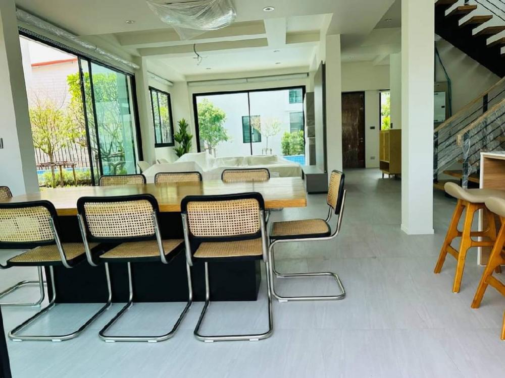 3-storey detached house for rent, 3 Bedrooms, Brand new house, with swimming pool – รูปที่ 3