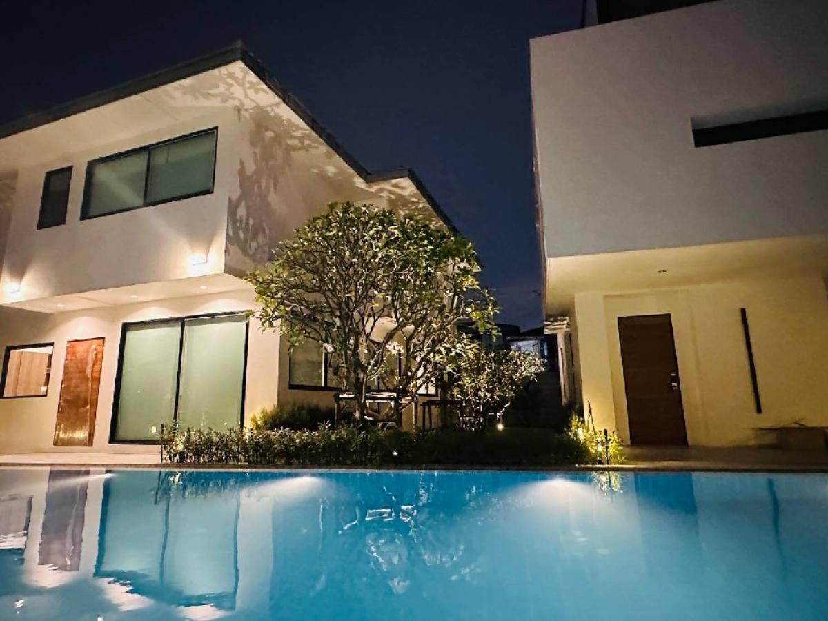3-storey detached house for rent, 3 Bedrooms, Brand new house, with swimming pool – รูปที่ 4