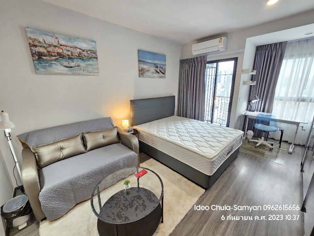 Rent **Ideo Chula-Samyan Studio 29 Sq,m. Fully Finished 22,000 บาท โทรเลย น้อง 096-2615656 ห้องกว้าง 29 ตรม. 1นอน 1 น้ำ ตกแต่ง พร้อมอยู่ Location : Samyan Rental Price : 23,000 Baht Condominium near MRT : Samyan Station Rent **Ideo Chula-Samyan Studio 29 Sq,m. Fully Finished 22,000 บาท โทรเลย น้อง 096-2615656 ห้องกว้าง 29 ตรม. 1นอน 1 น้ำ ตกแต่ง พร้อมอยู่ Location : Samyan Rental Price : 23,000 Baht Condominium near MRT : Samyan Station