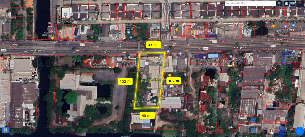 ขาย ที่ดิน 2-3-12 ไร่ ติดถนนลำลูกกา คลอง 3 ใกล้ รถไฟฟ้าสายสีเขียว สถานีคูคต ขาย ที่ดิน 2-3-12 ไร่ ติดถนนลำลูกกา คลอง 3 ใกล้ รถไฟฟ้าสายสีเขียว สถานีคูคต