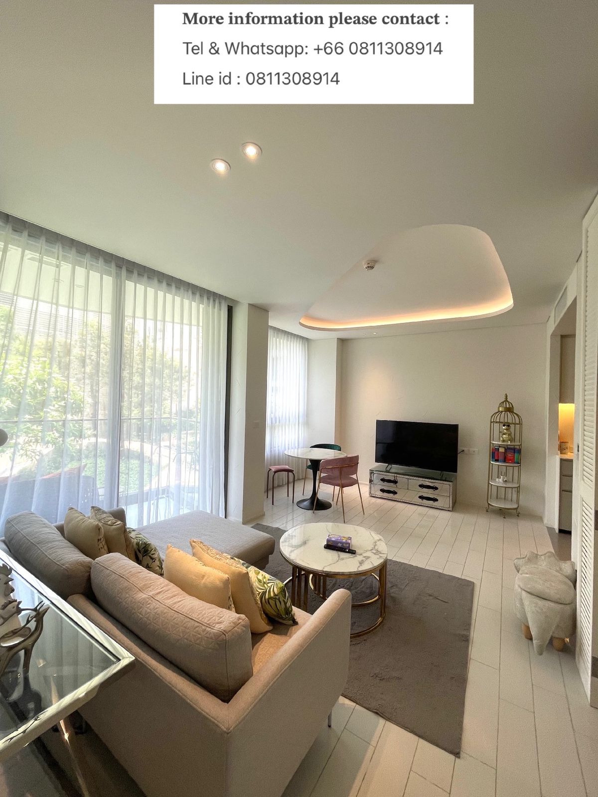 2 Bedrooms beachfront condo in Hua Hin for rent. – รูปที่ 2