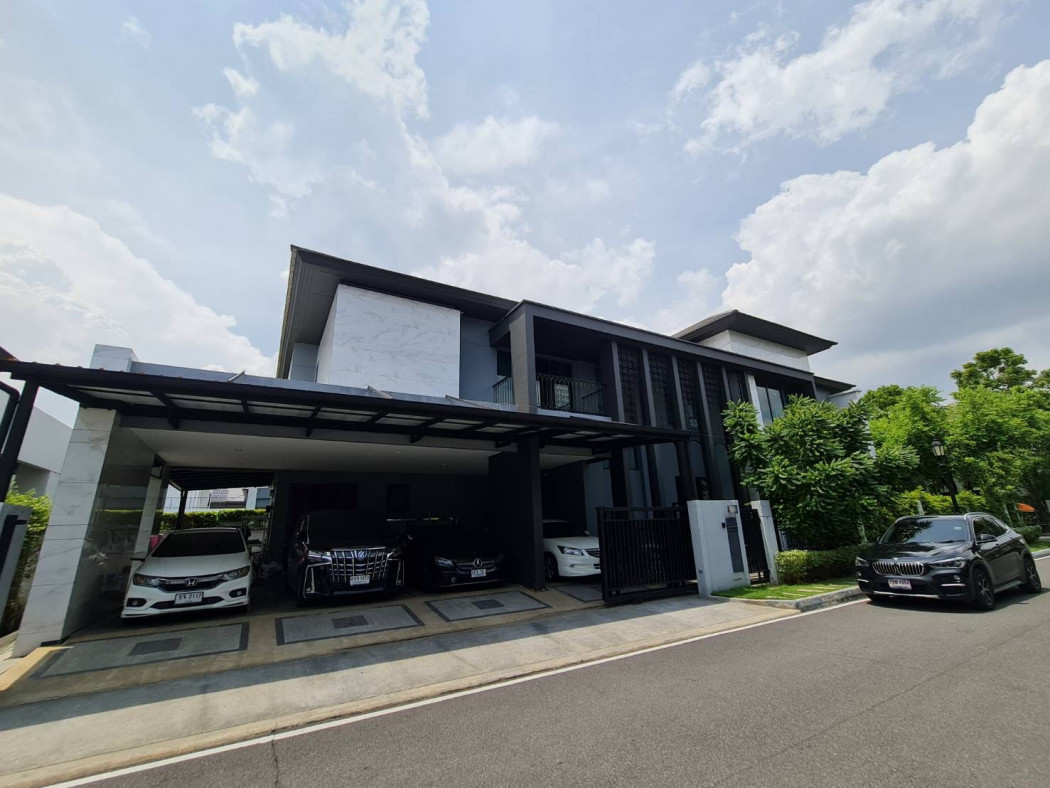 Luxury house for sale, Grand Bangkok Boulevard, Ramintra, Seri Thai, 142.8 sq m, 2 floors.
