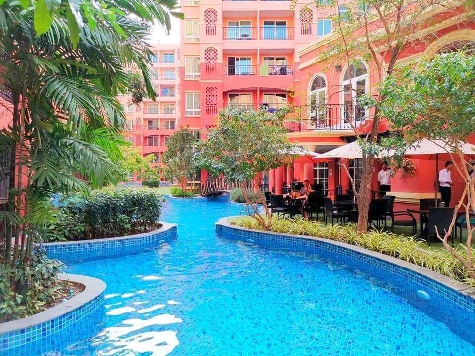 Water park condo for sale, 7th floor, Building D, area 36.89 sq m., 1 bedroom, sea view.