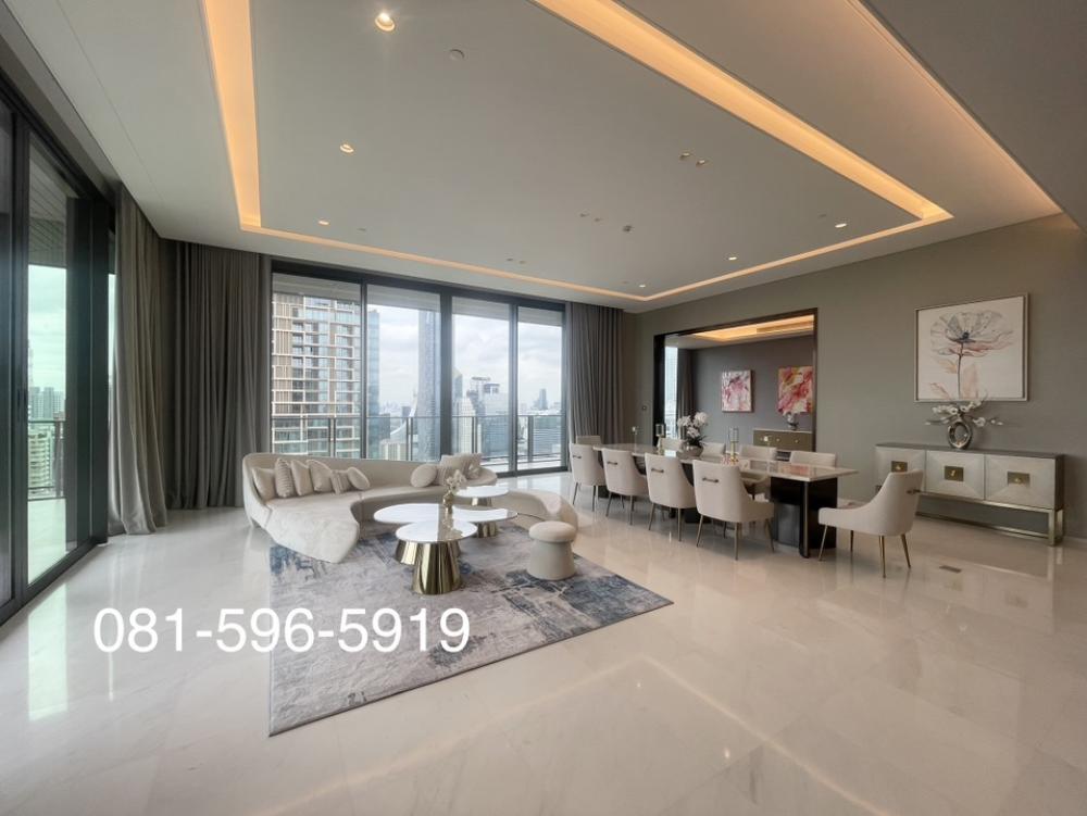 Rental / Selling : Condo The Residence At Sindhorn Kempinski Hotel Bangkok Penhouse , Luangsuan , 3 + 1 Bed 4 Bath , 337 sqm