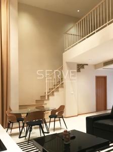 🔥Duplex 2 Beds 2 Baths with Bathtub Nice Room Good Location BTS Phrom Phong 800 m. at The Emporio Place Condo / Condo For Rent