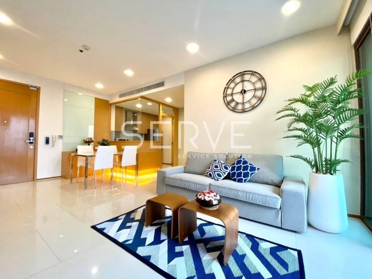 1 Bed with Bathtub 66 sq.m. High Fl. 35+ Good Location BTS Phrom Phong 800 m. at The Emporio Place Condo / For Rent 